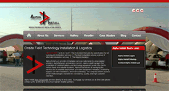 Desktop Screenshot of alphainstall.com